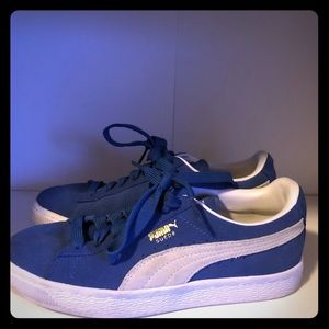 Puma Blue Suede Classics